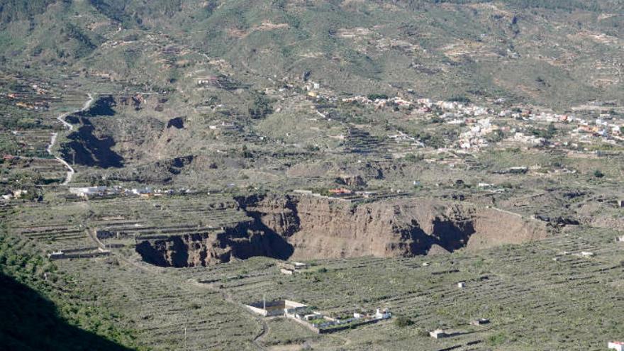 Una de las canteras de Güímar.