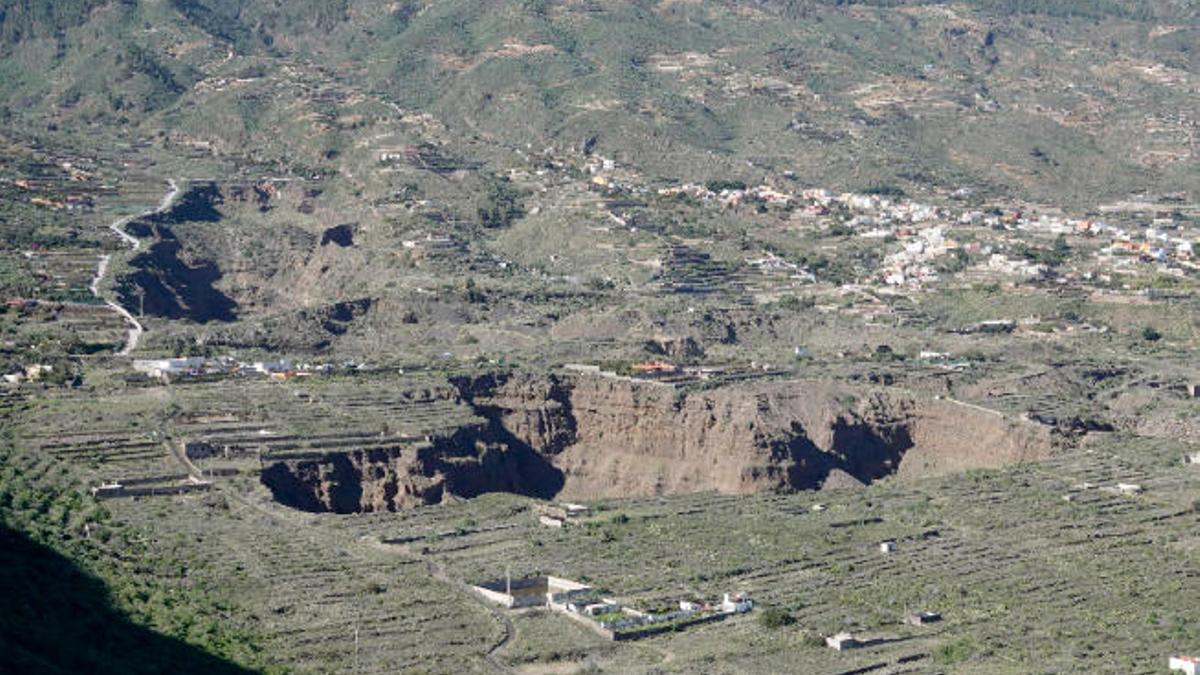 Una de las canteras de Güímar.