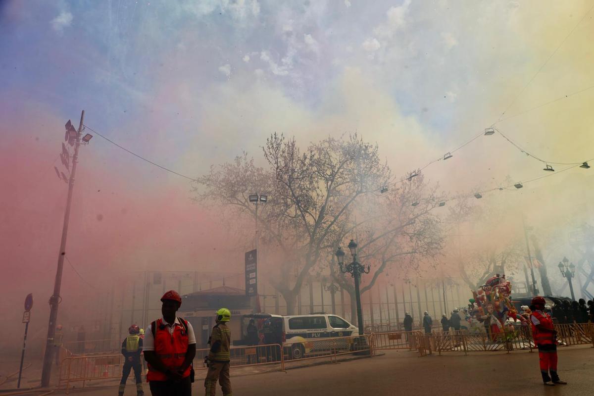 Así ha sido la mascletà de hoy, 18 de marzo