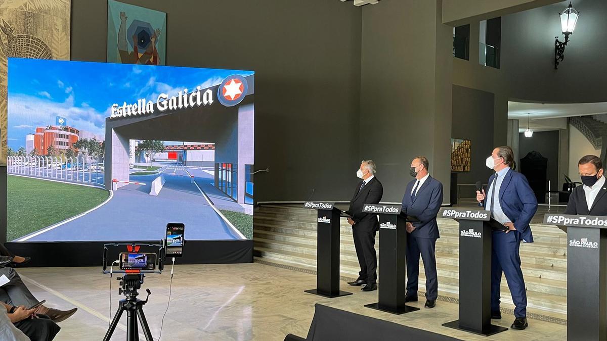 Estrella Galicia anuncia en São Paulo, Brasil, la construcción de su segunda fábrica en el mundo.