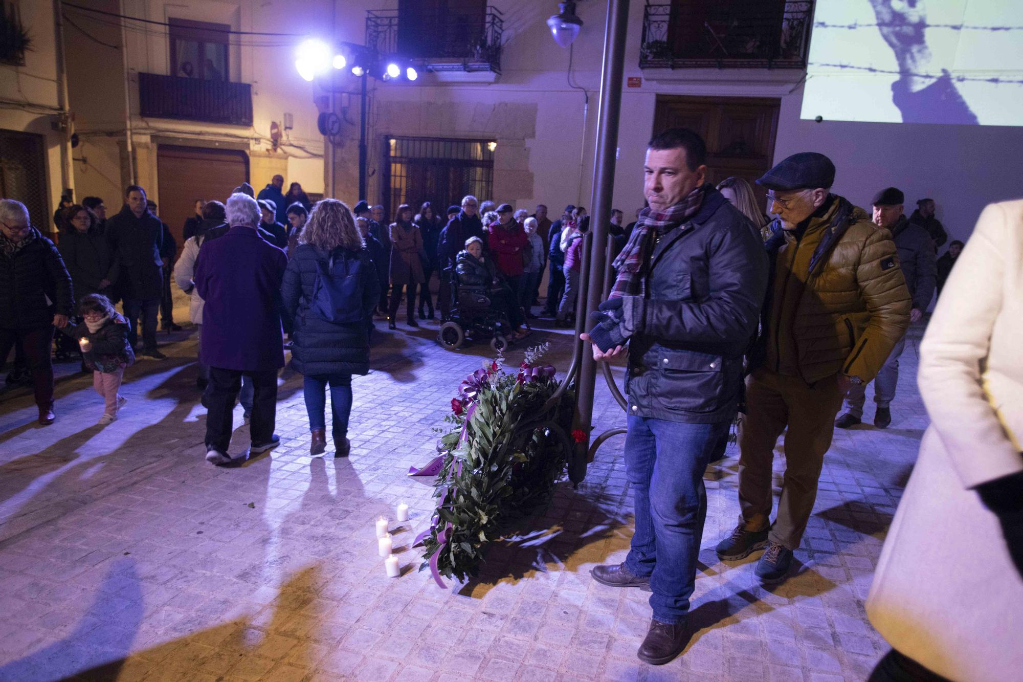 Homenaje a los deportados setabenses en los campos de concentración nazis