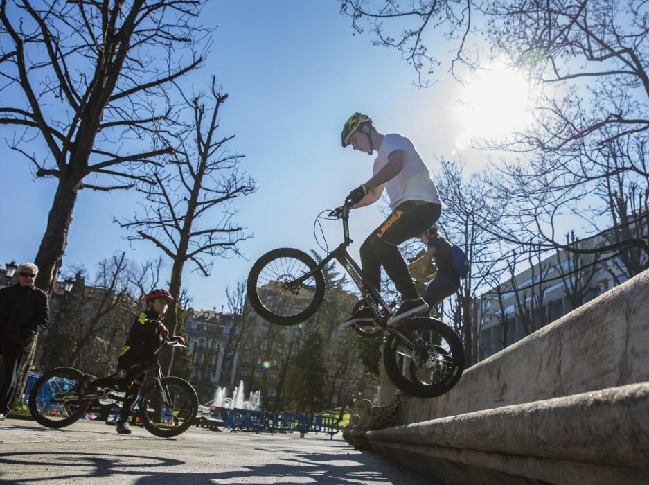 Una mañana ciclista en el Campo San Francisco