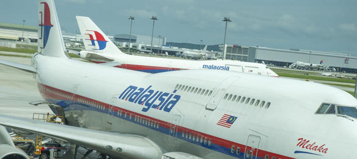 Uno de los aviones de Malaysia Airlines.