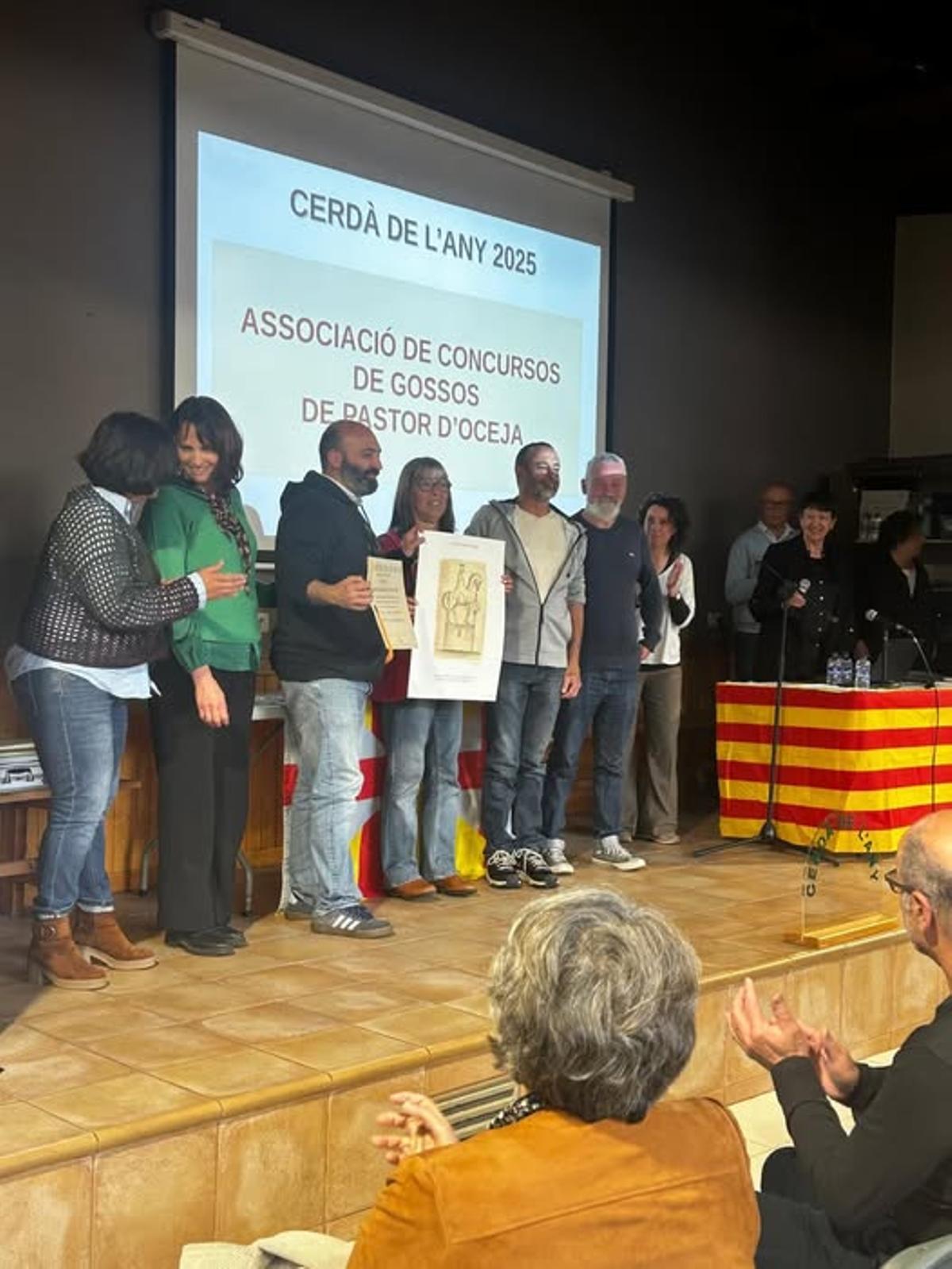 L'entrega del Cerda de l'any 2025 a l'entitat d'Osseja