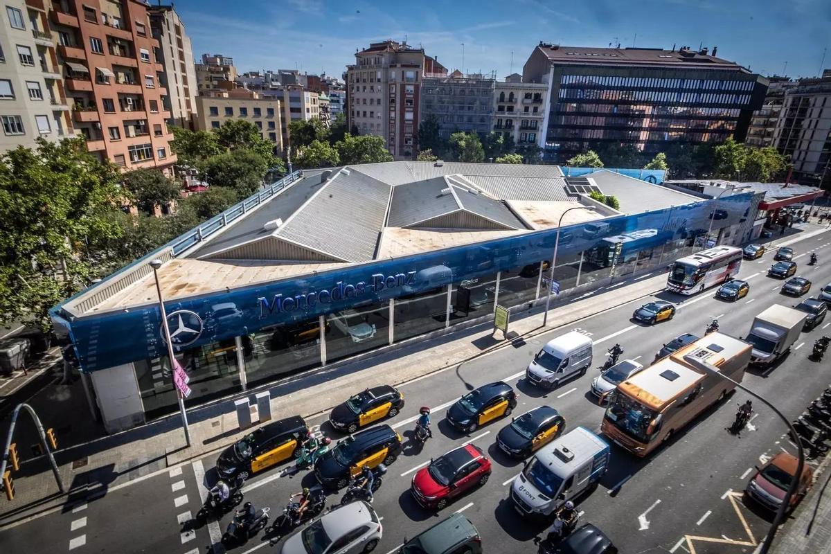 Futur emplaçament de la Caserna Central dels Bombers de Barcelona