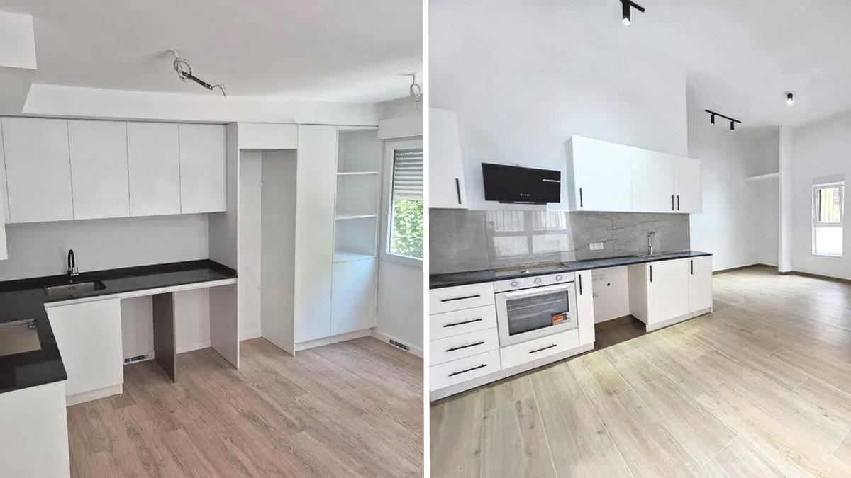 Estos dos minipisos  son ejemplos de Castelló de la Plana que se comercializan por internet en la zona de Ribalta y Hospital Provincial por unos 135.000 €. Su superficie ronda los 40 m2