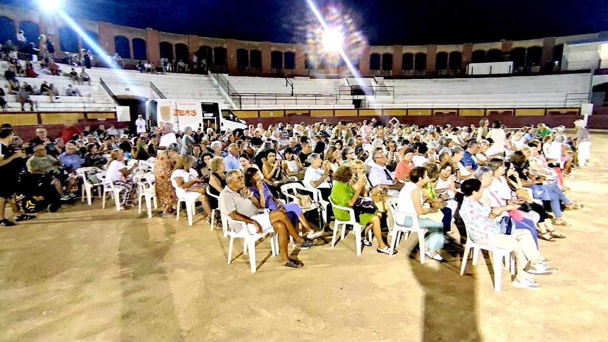 Foto de una de las proyecciones del festival de cortos de Vinaròs.