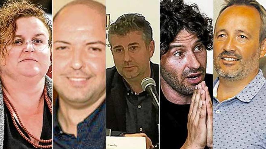 Ruth Mateu, Jaume Gomila, Josep Ramon Cerdà, Jaume Garau, Pere Muñoz