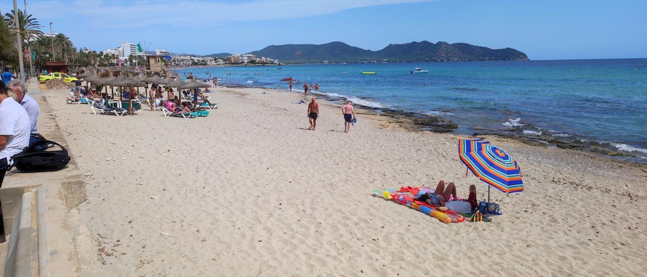 Vista de la playa de Cala Millor.