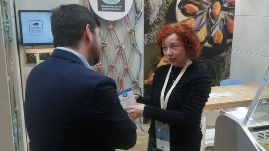 El stand promocional de Mexillón de Galicia. | FdV