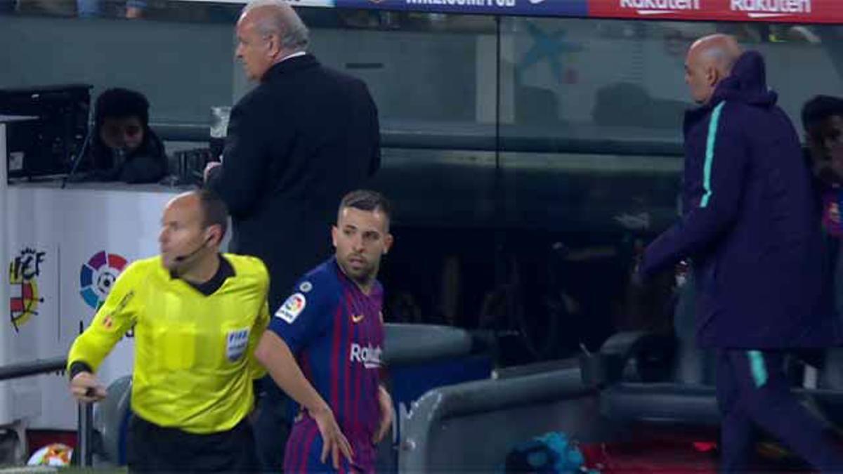 Mateu expulsó al entrenador de porteros del Barça
