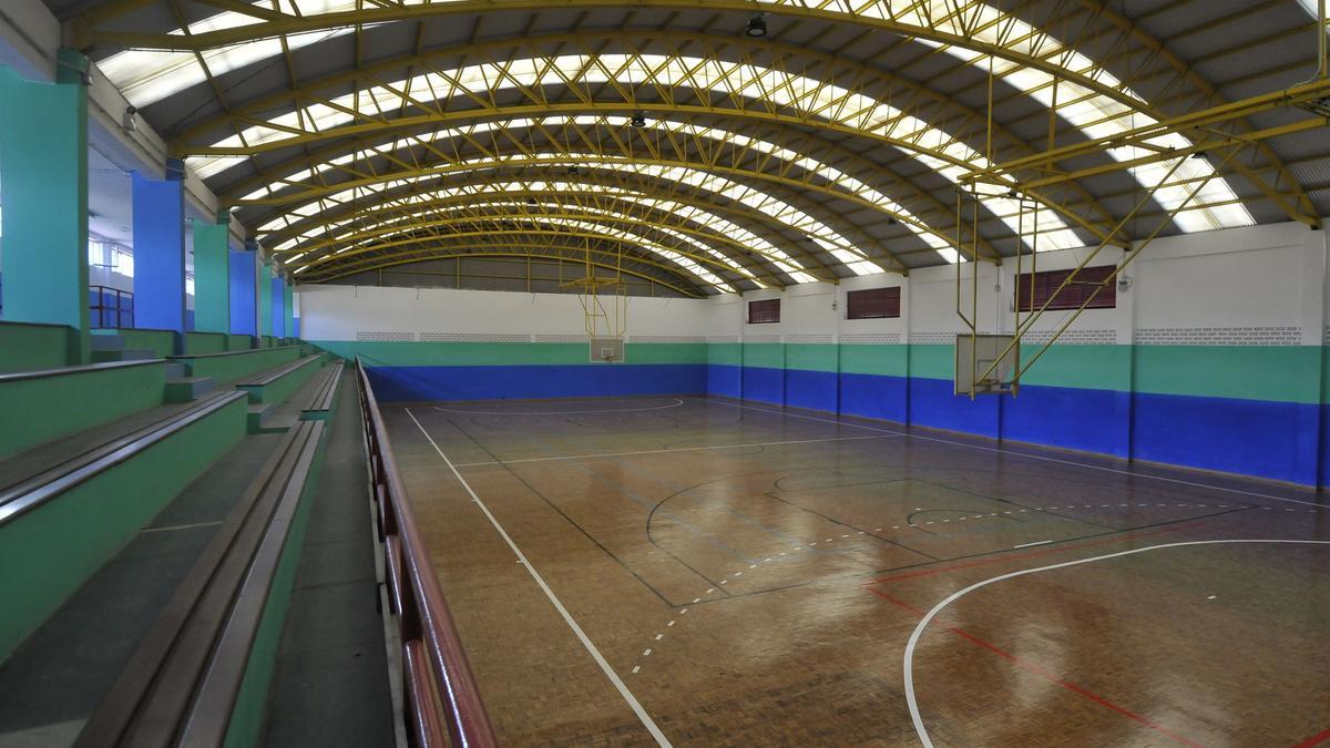 Pista del polideportivo de Riaño