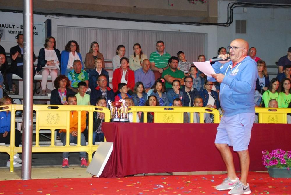 Entrega de premios del Triatlón de Fuente Álamo