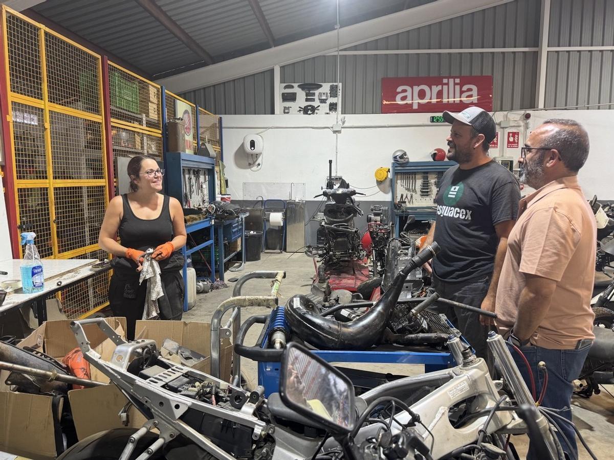 Galería | Miguel Ángel Morales visita Casas de Millán