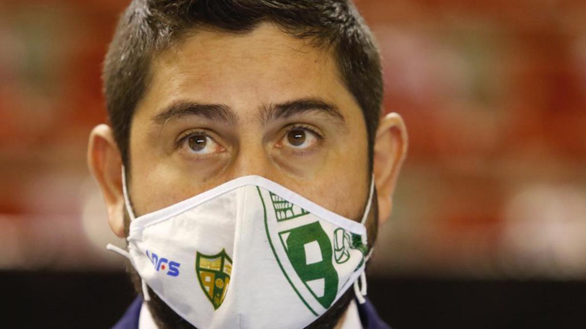 Josan González, entrenador del Córdoba Futsal Patrimonio.