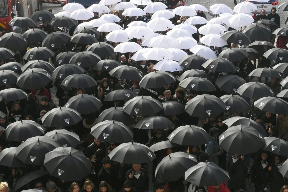 A Coruña clama contra la violencia de género