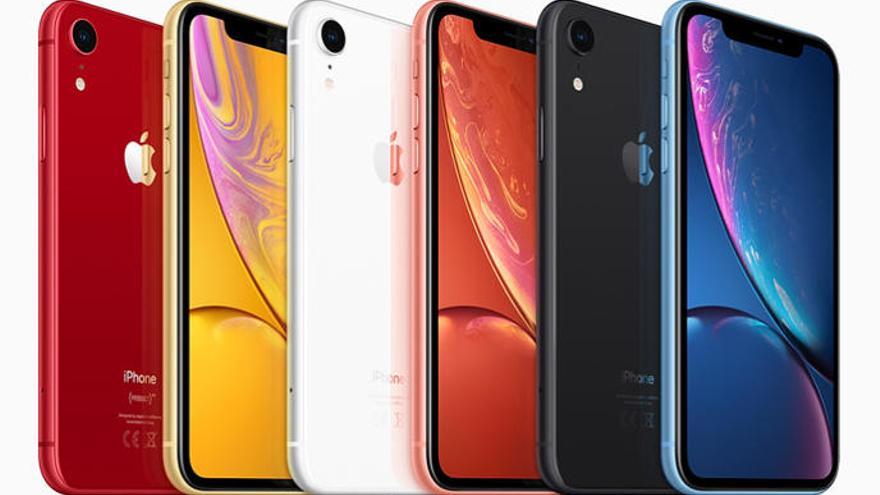 Lo nuevos iPhone XR.