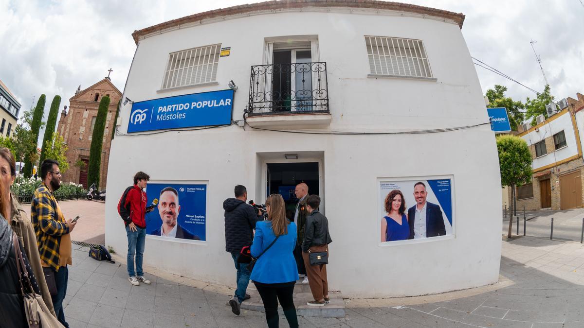 Sede PP en Móstoles (Madrid)