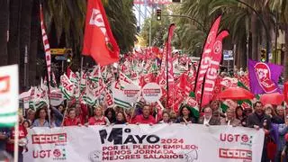 Los sindicatos reclaman el objetivo del "pleno empleo" en Málaga y piden una política "limpia, útil y digna"