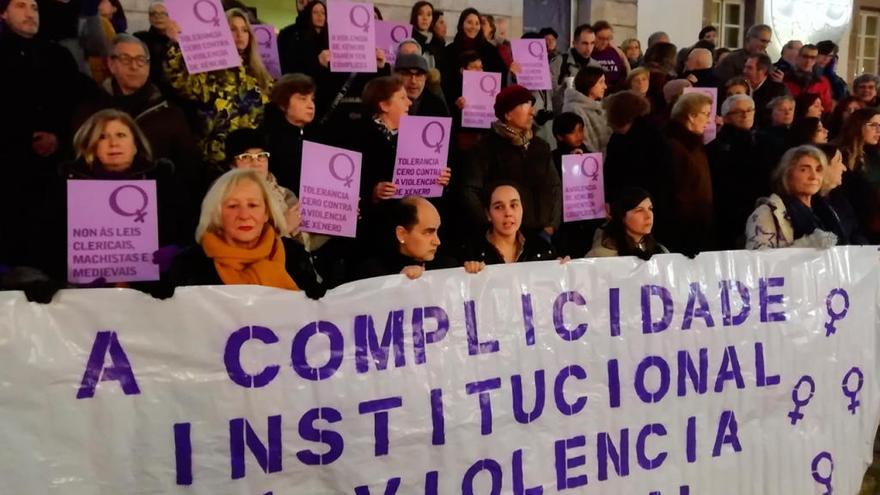 Concentración de hoy en Vigo contra la violencia machista // R. Grobas