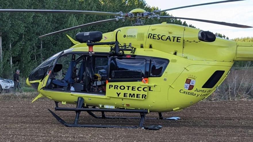 Imagen de archivo de un helicóptero.