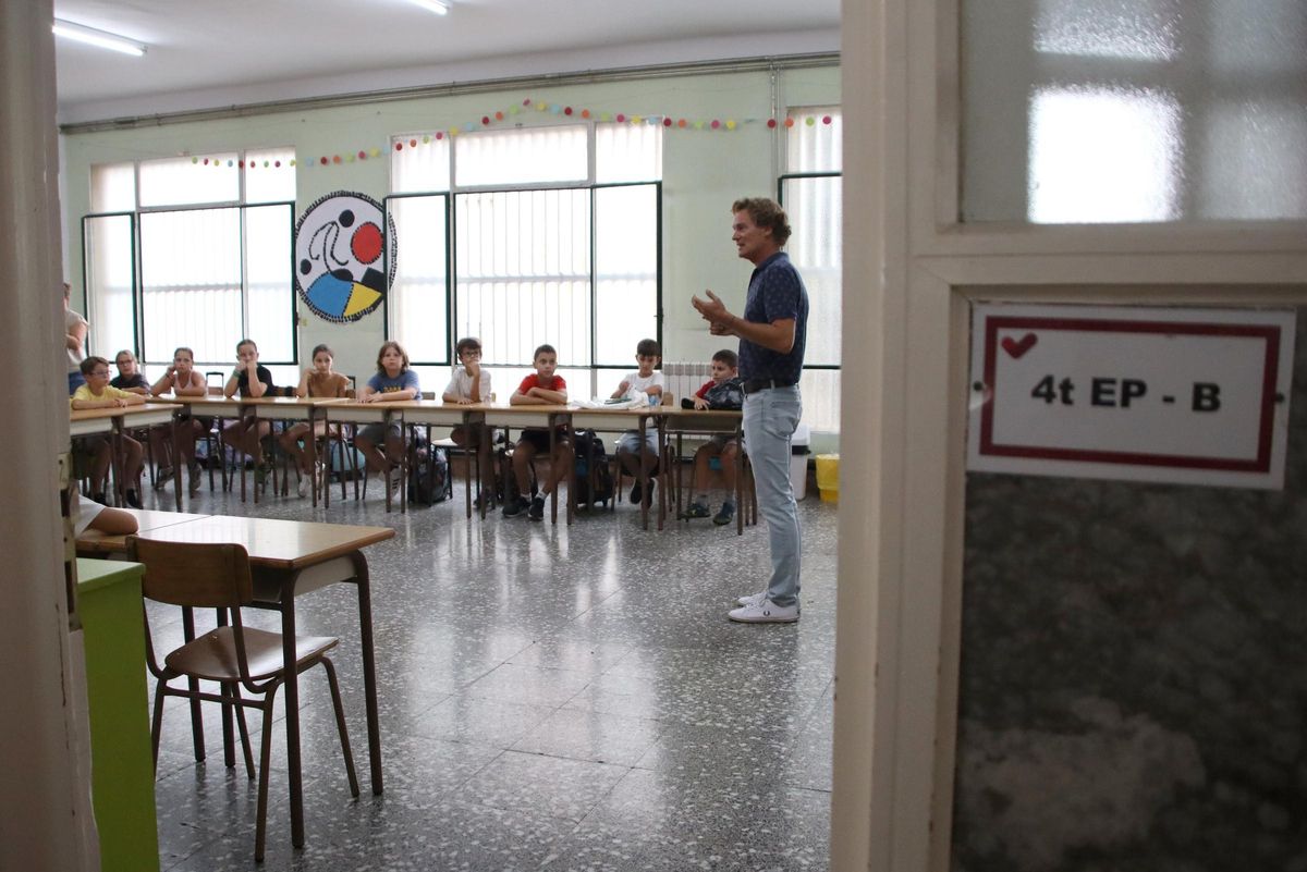 Escuela Vedruna Sagrat Cor de Tarragona, el primer día de curso. Escuela Vedruna Sagrat Cor de Tarragona, el primer día de curso.