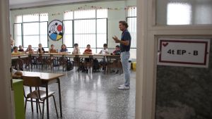 Escuela Vedruna Sagrat Cor de Tarragona, el primer día de curso.