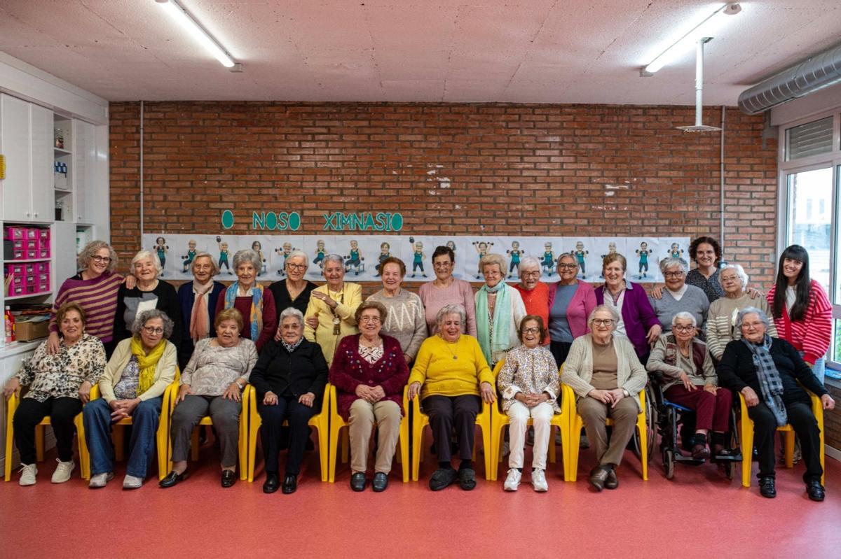 La celebración del Día de la Madre en la sede de la ludoteca Vellos Tempos.