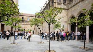 El Palau de la Generalitat celebra hoy una jornada de puertas abiertas.