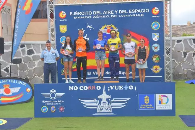 XVIII Medio Maratón Macan, celebrado en la Base Aérea de Gando