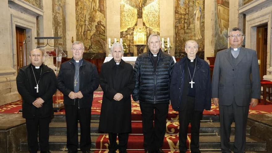 Fco. José Prieto, Sebastià Taltavull, Luis Quinteiro, J. Manuel Lorca, Salvador Giménez y João Lavrador.