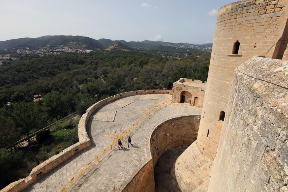 Problemas de mantenimiento en el Castell de Bellver