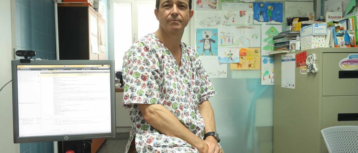 El pediatra Luis Blesa, presidente de la Asociación Española de Pediatría, AEP.