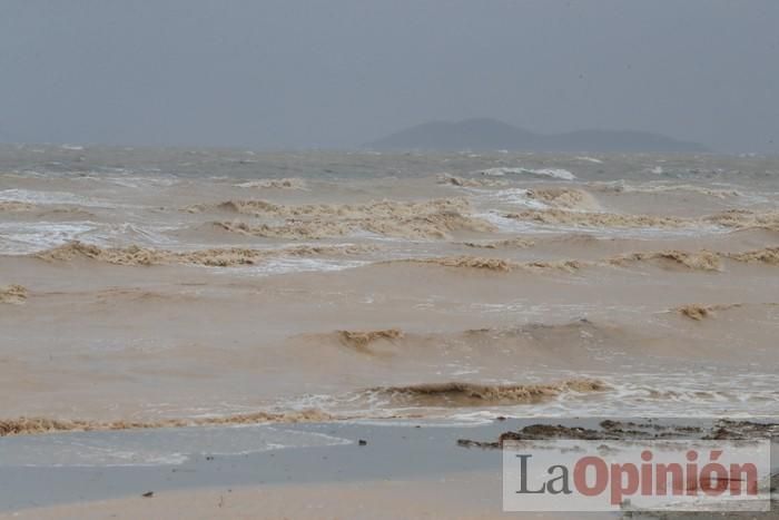 Temporal en Murcia: Los efectos de las lluvias en Los Alcázares y Cartagena