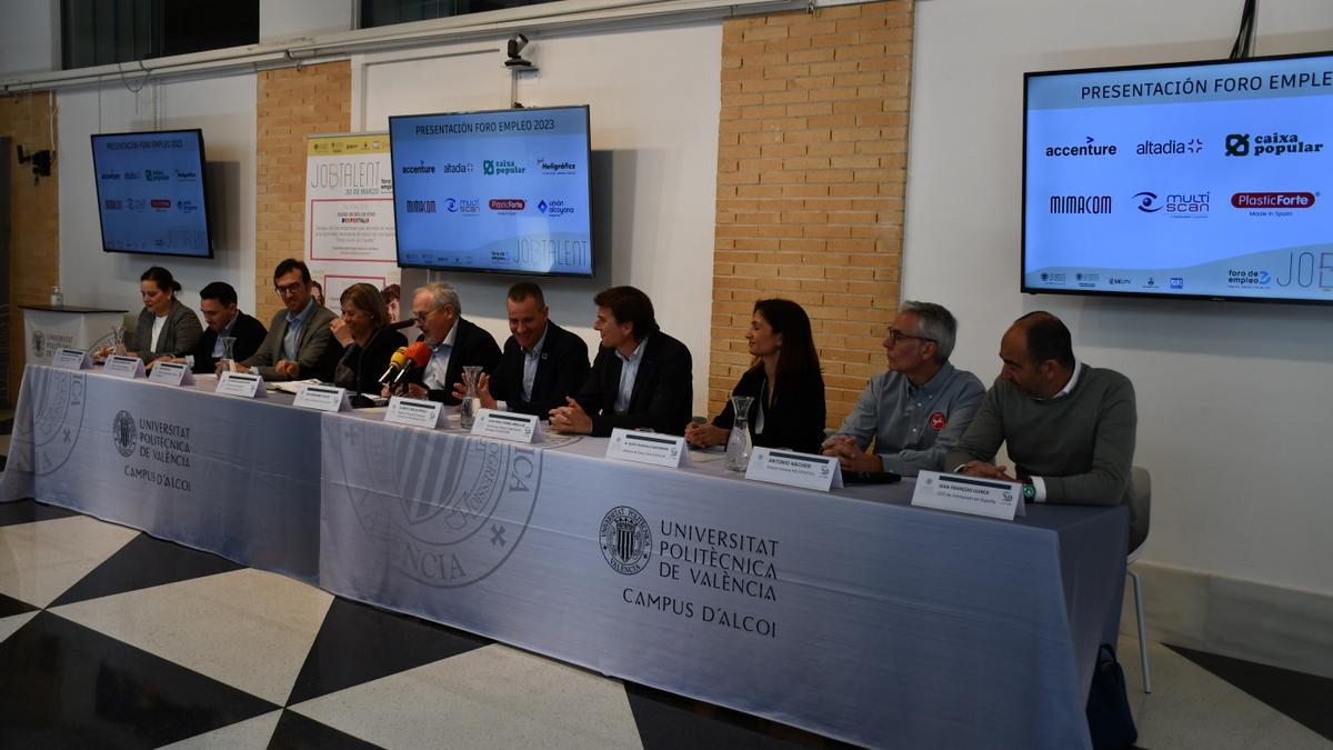 Presentación del Foro de Empleo de la UPV 2023.