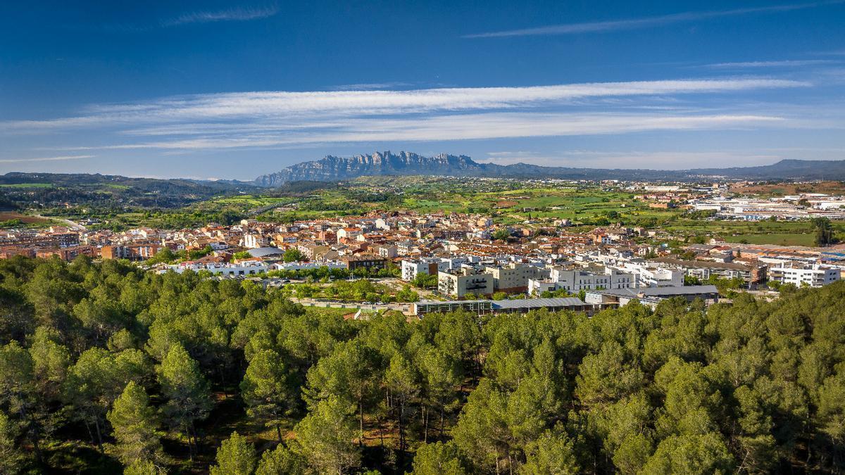 Una vista general de Sant Fruitós de Bages