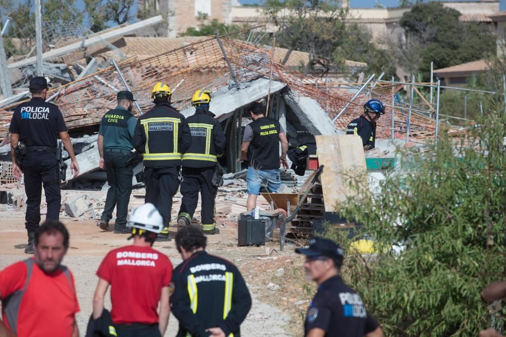 Un obrero de 36 años muere al derrumbarse un edificio en Marratxí