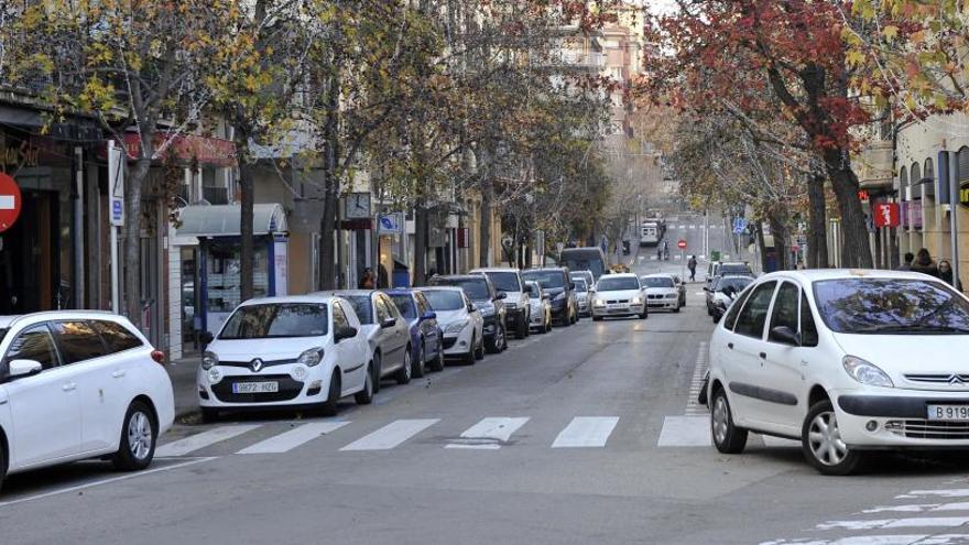 Junyent deixa al mínim el tall de trànsit al Guimerà mentre hi anuncia una illa de vianants