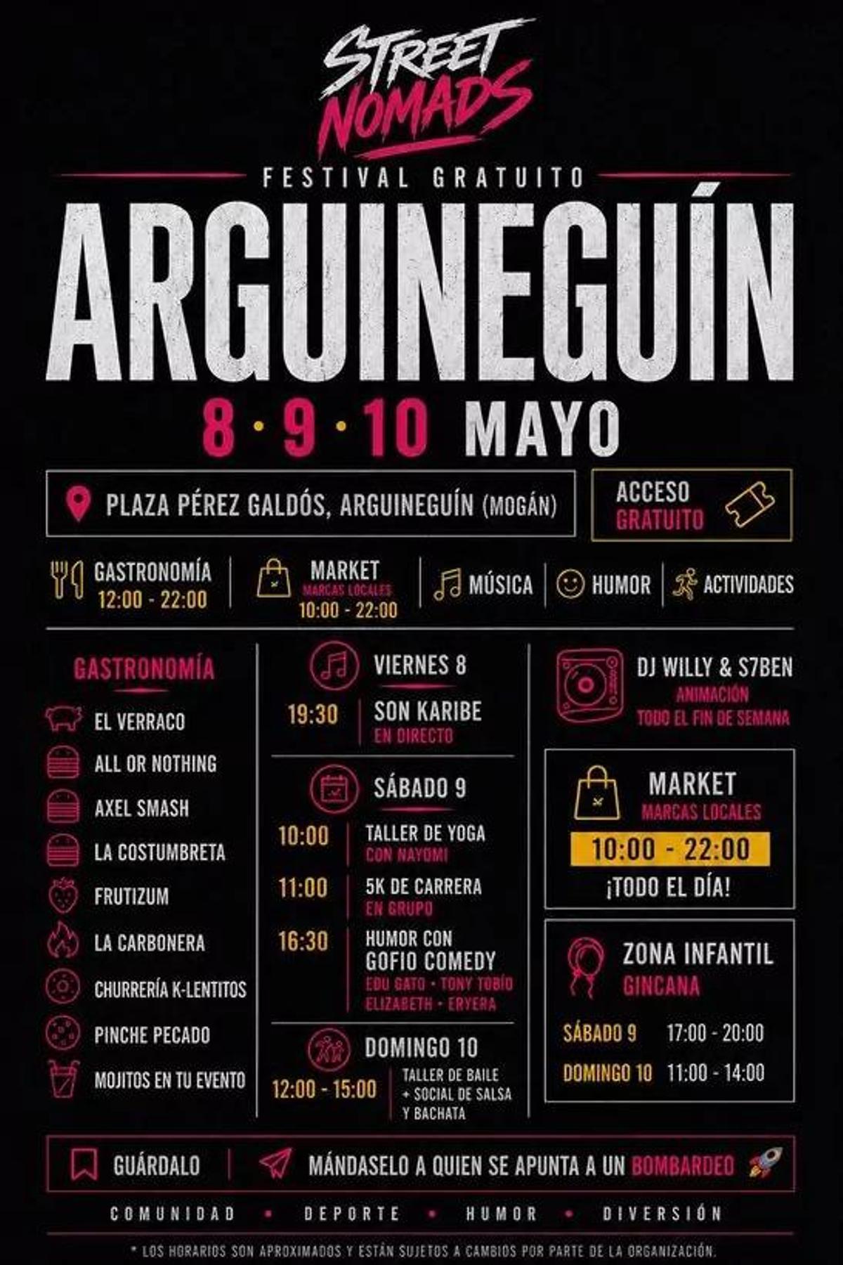 Programa completo del festival.