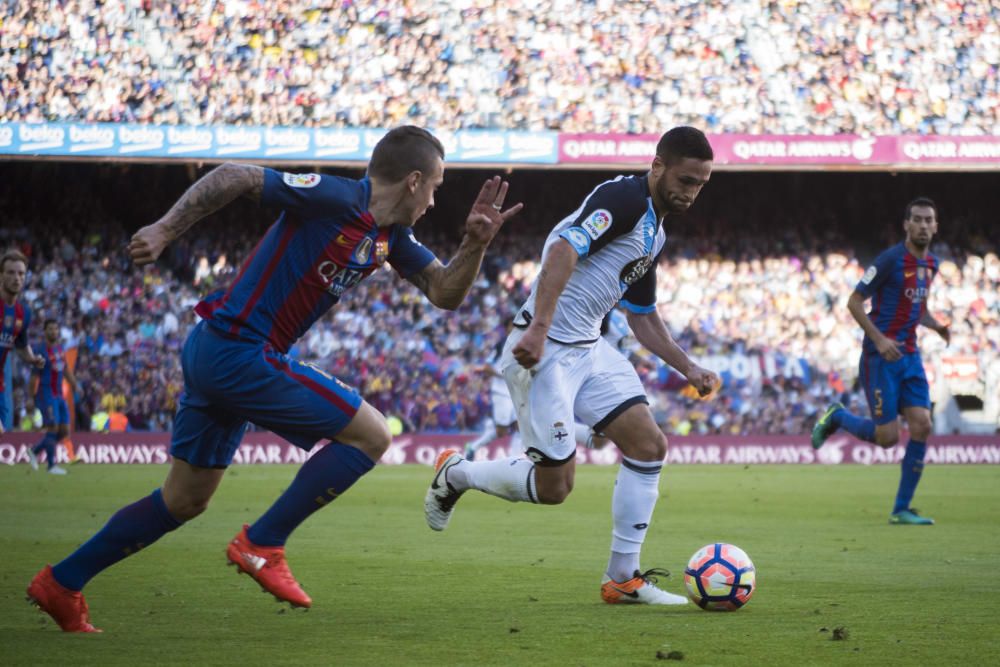 El Deportivo cae goleado ante el Barcelona