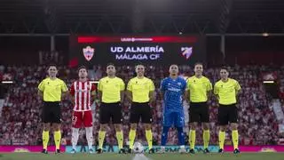 El Málaga CF se reencuentra en Balaídos con el árbitro del ascenso a Primera en Almería