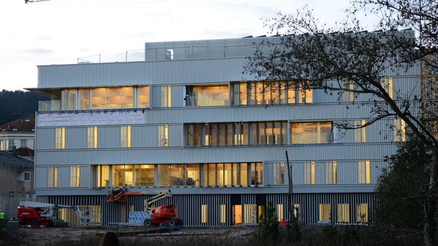 Estado de las obras del nuevo centro de salud de Moaña en Sisalde. |  Gonzalo Núñez