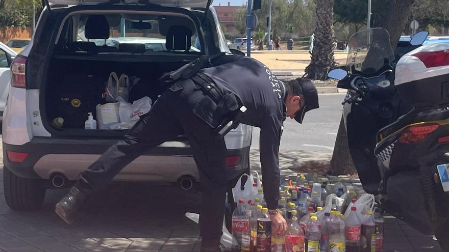 Santa Faz 2025 en Alicante: 430 litros de alcohol decomisados