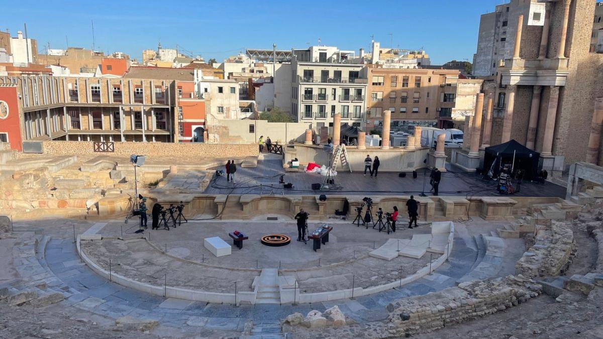 El Teatro Romano de Cartagena se convirtió en el plató de 'MasterChef'.