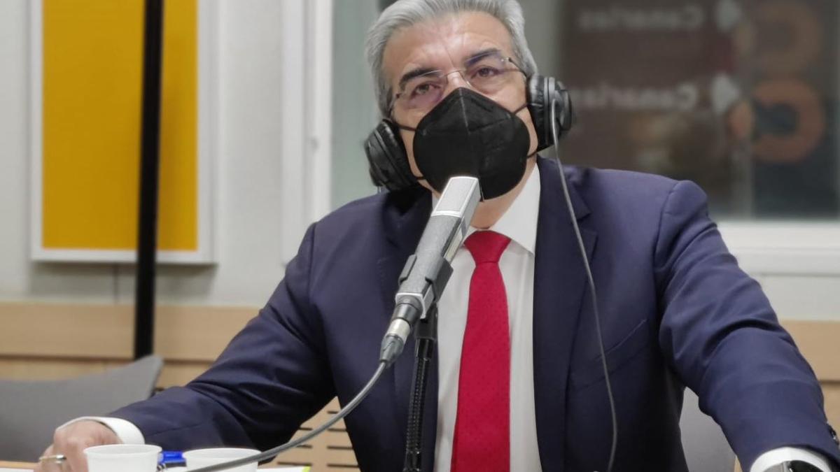 El vicepresidente del Gobierno de Canarias y consejero de Hacienda, Presupuestos y Asuntos Europeos, Román Rodríguez.