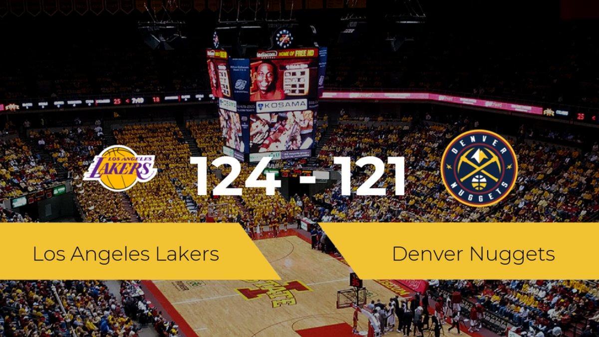 Los Angeles Lakers logra derrotar a Denver Nuggets en el The Arena (124-121)