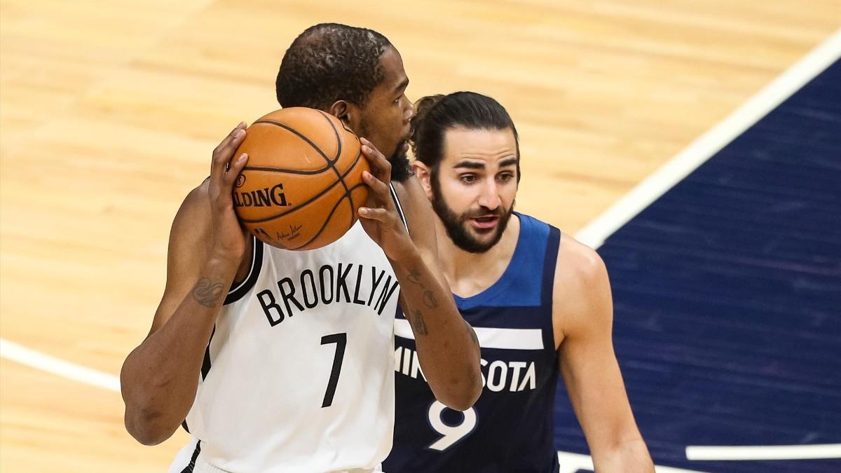 Kevint durant ante Ricky Rubio