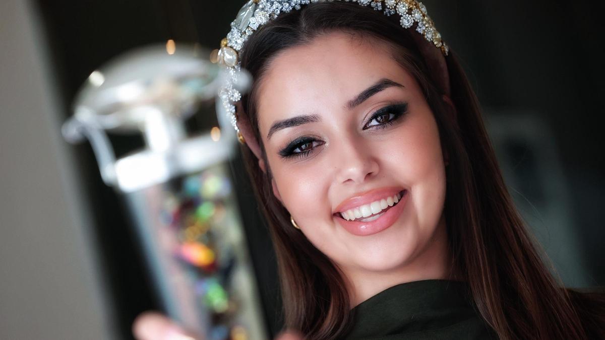 Corina Mrazek, el día después de coronarse como Reina del Carnaval