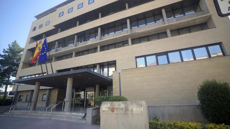 Sede de la Consejería de Fomento en la plaza Santoña de Murcia.