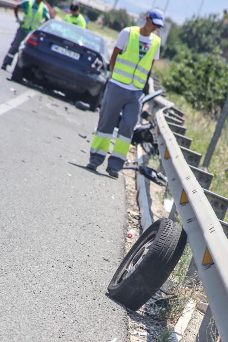 Ocho heridos en un accidente de tráfico en Callosa